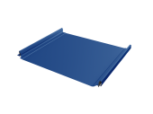 Кликфальц Pro Grand Line 0,5 Satin с пленкой на замках RAL 5005 сигнальный синий Центр Кровли