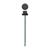 Саморез кровельный Daxmer 4,8х70 (100шт) сверло №1 RAL 7005 Центр Кровли