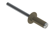 Заклёпка вытяжная Daxmer 3,2х8 (1000шт) алюм/сталь RAL 1035 Центр Кровли