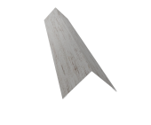 Угол внешний 110х110 0,45 Print Elite Snow Wood TwinColor (2м) Центр Кровли