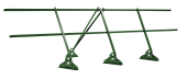 Ограждение кровельное Grand Line 0,9х3 RAL 6020 Центр Кровли