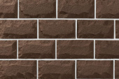 Рядовая плитка Leonardo Stone Турин 910 15х30 с расшивкой 1,5 см Центр Кровли