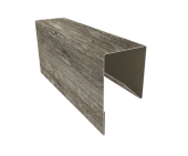 Планка П-образная заборная 17 0,45 Print Elite Nordic Wood TwinColor (3м) Центр Кровли