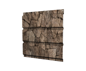Софит металлический центральная перфорация 0,45 Print Elite с пленкой King Stone TwinColor Центр Кровли