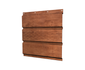 Софит металлический центральная перфорация 0,45 Print Premium с пленкой Row Wood Intense FTC Центр Кровли