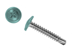 фото Саморез ПШС 4,2х25 (500шт) шлиц PH2 RAL 6027 Центр Кровли картинка Саморез ПШС 4,2х25 (500шт) шлиц PH2 RAL 6027 Центр Кровли