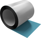 Отмотка Inside Grand Line с внутренним диаметром намотки 500мм 0,45 Drap TX RAL 5024 пастельно-синий Центр Кровли