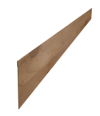 Ламель забора жалюзи Palermo стартовая/финишная для калиток и ворот 0,45 Print Premium Pine Wood Fresh Центр Кровли