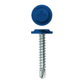 картинка Саморез ПШС Daxmer Pro 4,2х25 (500 шт) шлиц PH2 RAL 5005 Центр Кровли Саморез ПШС Daxmer Pro 4,2х25 (500 шт) шлиц PH2 RAL 5005 Центр Кровли