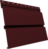 Квадро Брус 3D в02 Grand Line 0,45 Drap ТХ RAL 3005 красное вино Центр Кровли