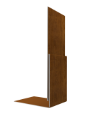 Планка приемная оконная 0,45 Print Elite Golden Wood TwinColor (3м) Центр Кровли