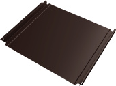 картинка Кликфальц Double Pro Grand Line 0,45 Drap двухсторонний с пленкой на замках RAL 8017 шоколад Центр Кровли Кликфальц Double Pro Grand Line 0,45 Drap двухсторонний с пленкой на замках RAL 8017 шоколад Центр Кровли