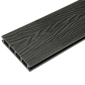 Доска террасная CM Deck VINTAGE 3000х140х25мм black wood (черное дерево) Центр Кровли