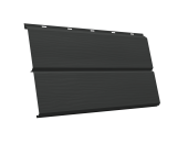 ЭкоБрус 3D 0,345 Grand Line 0,5 Velur X с пленкой RAL 7016 антрацитово-серый Центр Кровли