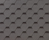 Черепица гибкая RoofShield Премиум Стандарт серый с оттенением Центр Кровли
