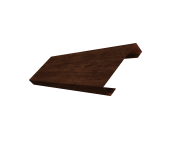 Ламель лицевая 100 забора жалюзи Texas 0,45 Print Elite Cherry Wood TwinColor Центр Кровли