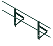 Ограждение кровельное Optima 0,65х2м RAL 6005 Центр Кровли