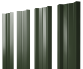 Штакетник М-образный А с прямым резом 0,5 Satin Matt TX RAL 6020 хромовая зелень Центр Кровли