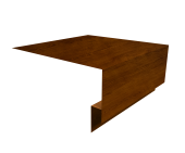 Планка околооконная сложная БХ new 250х75х27 0,4 Print Premium Golden Wood Intense FTC (2м) Центр Кровли