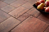 Плитка тротуарная Steingot Colormix Бавария высота 60мм Terracotta частичный прокрас Центр Кровли