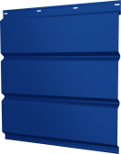 Софит металлический Классик Grand Line без перфорации 0,4 PE с пленкой RAL 5005 сигнальный синий Центр Кровли