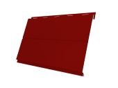 Вертикаль 0,2 line 0,5 Satin с пленкой RAL 3011 коричнево-красный Центр Кровли