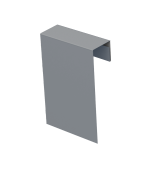 Соединительный профиль фибросайдинга 0,45 PE с пленкой RAL 9006 бело-алюминиевый (2м) Центр Кровли