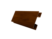 Планка H-образная БХ new 0,45 Print Premium Golden Wood Intense FTC (3м) Центр Кровли