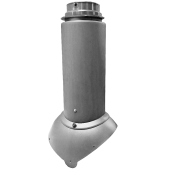 Выход канализации Krovent Pipe-VT 110/125 Изолированный серый Центр Кровли