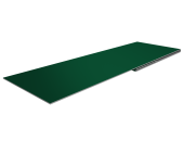 Планка финишная 48х25 0,5 PurLite Matt RAL 6005 зеленый мох (3м) Центр Кровли