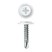 картинка Саморез ПШС Daxmer Pro 4,2х19 (1000 шт) шлиц PH2 RAL 9003 Центр Кровли Саморез ПШС Daxmer Pro 4,2х19 (1000 шт) шлиц PH2 RAL 9003 Центр Кровли