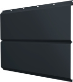 ЭкоБрус новый Grand Line 0,5 GreenCoat Pural БТ матовый с пленкой RR2H3 (RAL 7016 антрацитово-серый) Центр Кровли