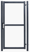 Калитка Colority Zinc Lock 1,5х1 RAL 7024 Центр Кровли