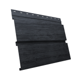 Квадро брус 0,45 Print Premium с пленкой Grey Wood TwinColor Центр Кровли