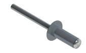 Заклёпка вытяжная Daxmer 4,8х12 RAL 7001 (500шт) нерж/нерж Центр Кровли