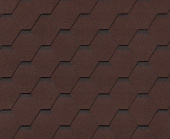 Черепица гибкая RoofShield Классик Стандарт коричневый с оттенением Центр Кровли