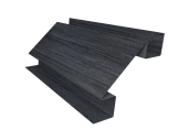 Угол внутренний сложный 75мм 0,45 Print Premium Grey Wood TwinColor (2м) Центр Кровли
