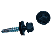 Саморез по металлу Daxmer 5,5х25 (250шт) сверло №3 RAL 5003 Центр Кровли