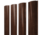 картинка Штакетник Полукруглый Slim с прямым резом 0,45 Print Elite Cherry Wood TwinColor Центр Кровли Штакетник Полукруглый Slim с прямым резом 0,45 Print Elite Cherry Wood TwinColor Центр Кровли