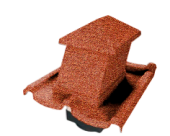 картинка Вентилятор кровельный для композитной черепицы Metrotile HV15-15 Mistral терракотовый Центр Кровли Вентилятор кровельный для композитной черепицы Metrotile HV15-15 Mistral терракотовый Центр Кровли