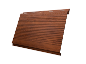Софит Вертикаль 0,2 Grand Line gofr 0,45 Print Premium с пленкой Golden Wood Fresh TwinColor Центр Кровли