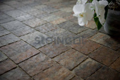 Плитка тротуарная Steingot Colormix Гранито высота 60мм Stein Bronze частичный прокрас Центр Кровли