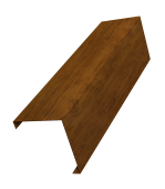 Декоративная накладка на столб универсальная угловая 80х80 для забора жалюзи 0,45 Print Elite Golden Wood TwinColor (3м) Центр Кровли