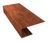 J-Профиль 18мм 0,45 Print Premium Rowan Wood Intense FTC (3м) Центр Кровли