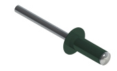 Заклёпка вытяжная Daxmer 4,8х12 RAL 6028 (10х1000шт) ал/ст Центр Кровли