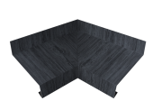 картинка Угол отлива внутренний 50 0,45 Print Premium с пленкой Grey Wood TwinColor Центр Кровли Угол отлива внутренний 50 0,45 Print Premium с пленкой Grey Wood TwinColor Центр Кровли