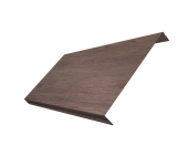 Ламель обратная 200 забора жалюзи Texas 0,45 Print Elite с пленкой White Wood TwinColor Центр Кровли