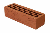 Кирпич обл Braer красный 1.4 риф 250х120х88 М150 Центр Кровли