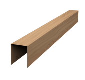 Планка опорная составная внутренняя для забора жалюзи Palermo 0,45 Print Elite Honey Wood TwinColor (2м) Центр Кровли