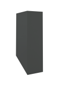 Кожух скатный д740/ш380/в1-1270/в2-1030 0,5 Drap TX с пленкой RAL 7016 антрацитово-серый Центр Кровли